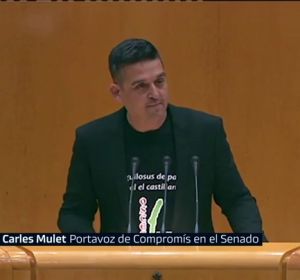Carles Mulet en el Senado Carles Mulet en el Senado