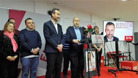 Presentación de la precampaña electoral del PSOE de Elche Presentación de la precampaña electoral del PSOE de Elche