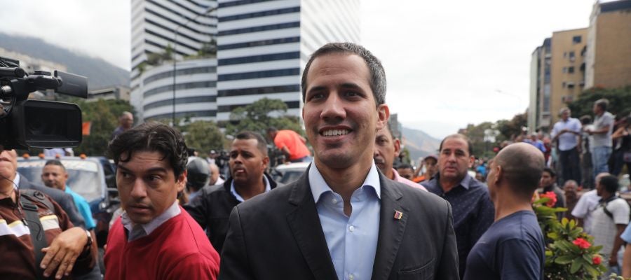 El presidente de la Asamblea Nacional de Venezuela, Juan Guaidó El presidente de la Asamblea Nacional de Venezuela, Juan Guaidó