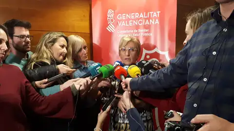 La consellera de Sanitat, Ana Barceló, se ha mostrado prudente ante la investigación. ANA BARCELÓ CANUTAZO