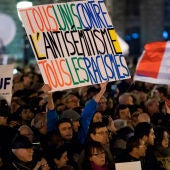 Manifestación antisemita en Francia