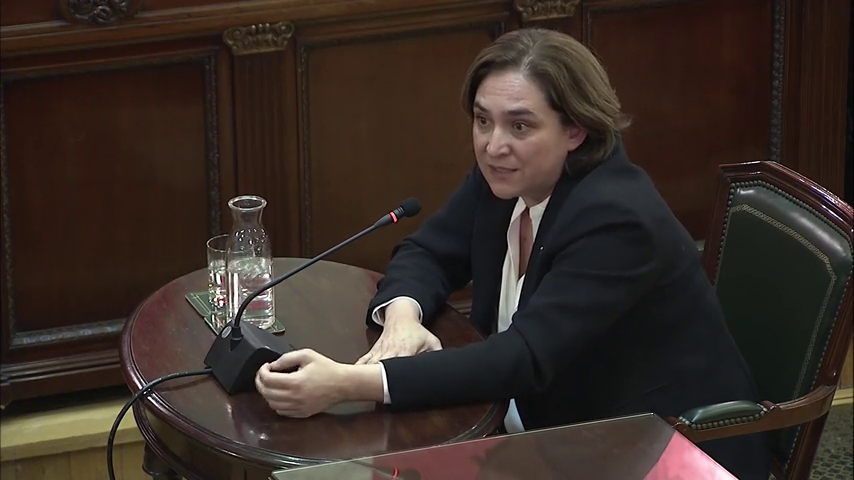 Ada Colau afirma que durante la "movilización pacífica" del 20-S había una sensación de "estado de excepción" Ada Colau afirma que durante la "movilización pacífica" del 20-S había una sensación de "estado de excepción"