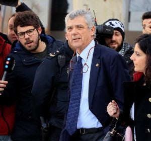 Ángel María Villar saliendo de la Audiencia Nacional Ángel María Villar saliendo de la Audiencia Nacional