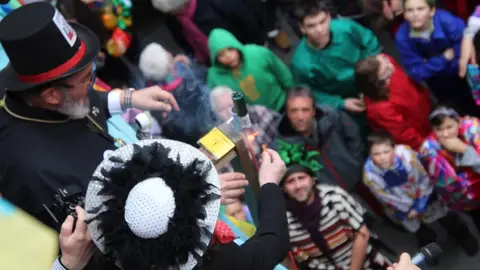 Txupinazo de los carnavales de Tolosa 2019 Txupinazo de los carnavales de Tolosa 2019