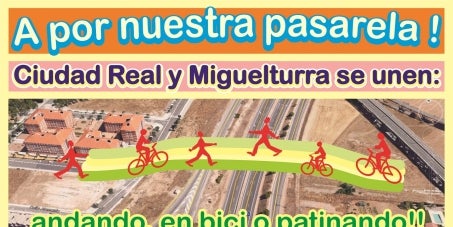 Ciudad Real y Miguelturra no renuncian a la pasarela para ciclistas y peatones Ciudad Real y Miguelturra no renuncian a la pasarela para ciclistas y peatones