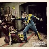 Una escena de la película de 1920 "The Mark of Zorro".