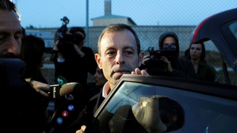 Sandro Rosell sale de prisi&oacute;n