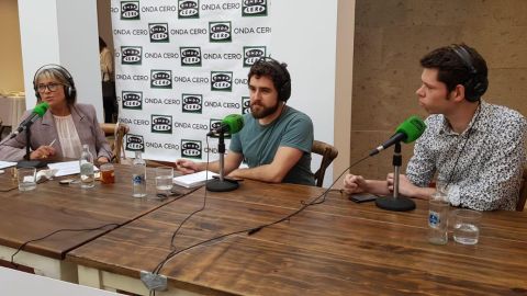 Julia Otero, Blas Moreno y Fernando Aranc&oacute;n