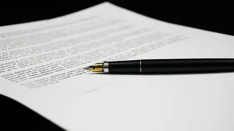 Hoja de una hipoteca bancaria Hoja de una hipoteca bancaria