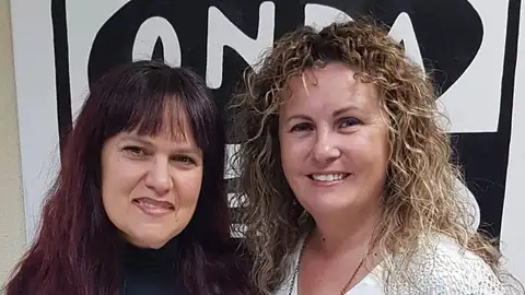 Cristina Fernández, diputada provincial por Ciudadanos junto a nuestra compañera Lorena Pardo. CIUDADANOS