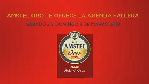 Amstel oro agenda fallera
