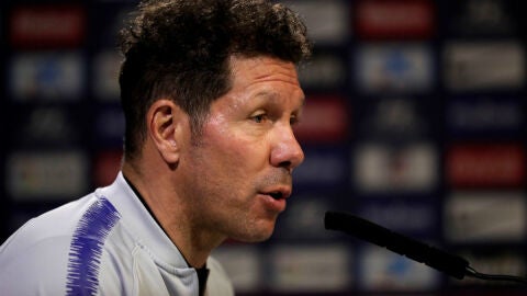 Simeone, en rueda de prensa