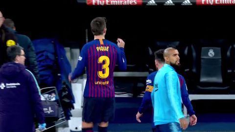 El gesto de Piqu&eacute; a la grada