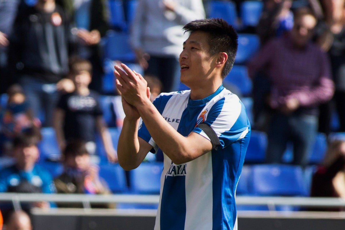 Wu Lei se convierte en el primer jugador chino en marcar un gol en LaLiga Wu Lei se convierte en el primer jugador chino en marcar un gol en LaLiga