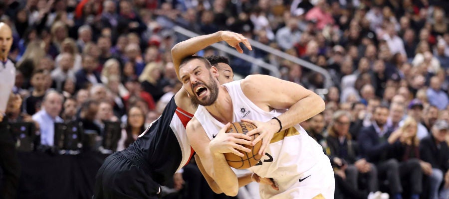 Marc Gasol, en el choque contra Portland Marc Gasol, en el choque contra Portland