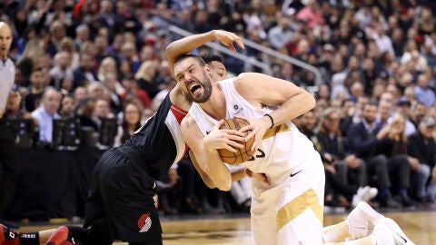 Marc Gasol, en el choque contra Portland