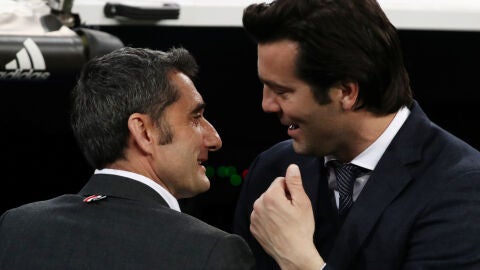 Valverde y Solari en El Cl&aacute;sico