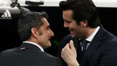 Valverde y Solari en El Clásico Valverde y Solari en El Clásico