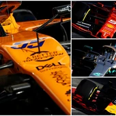 Carlos Sainz, Vettel, Hamilton y Verstappen Carlos Sainz, Vettel, Hamilton y Verstappen