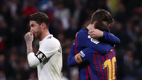 Sergio Ramos, en El Clásico del Bernabéu Sergio Ramos, en El Clásico del Bernabéu