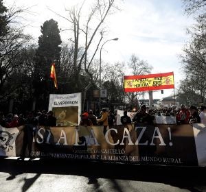 Vista de la manifestación en Madrid Vista de la manifestación en Madrid