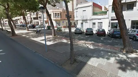 La calle en la que ocurrió la pelea La calle en la que ocurrió la pelea