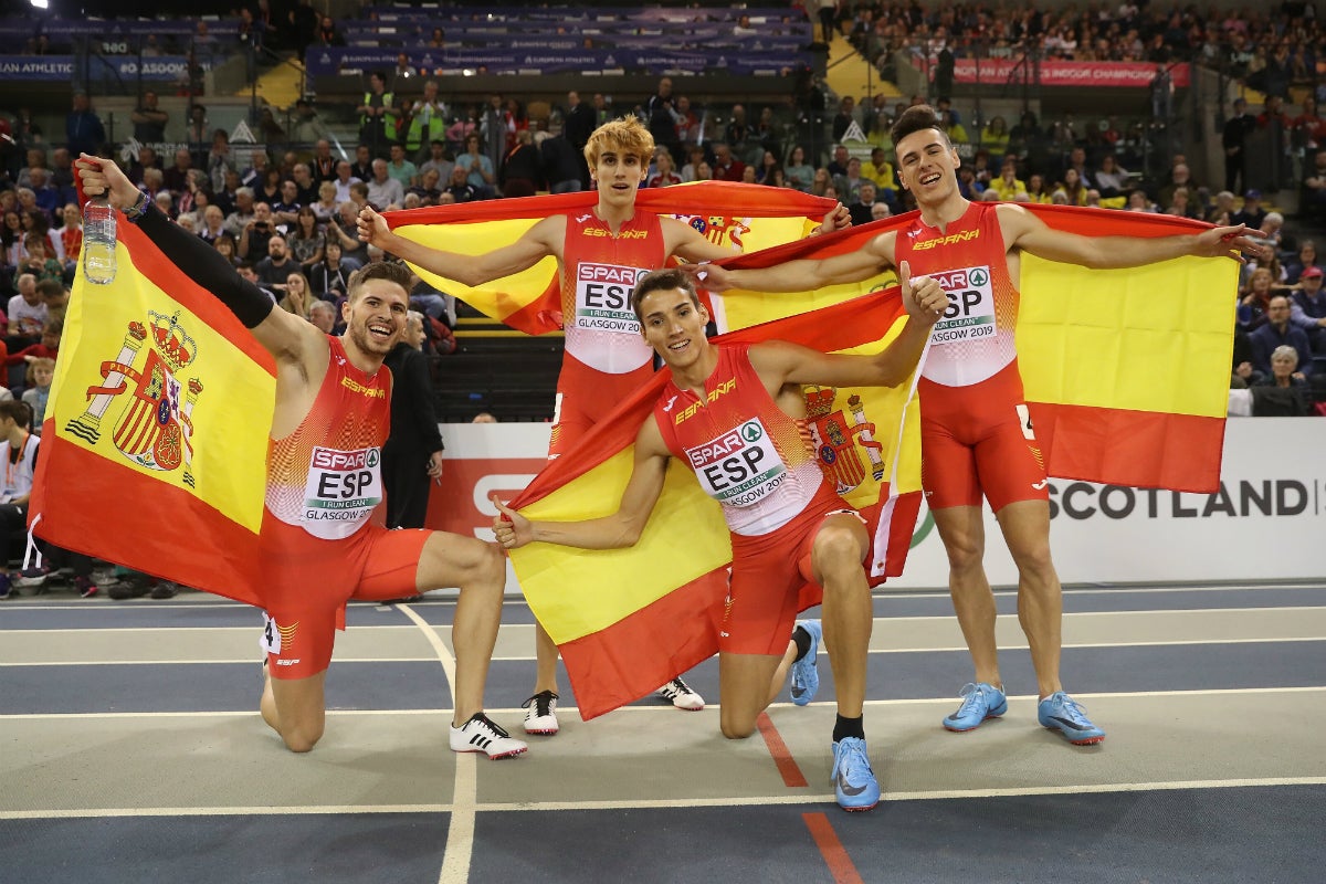 España, plata en relevos 4x400 metros de los Europeos con nuevo récord de España (3:06.32) España, plata en relevos 4x400 metros de los Europeos con nuevo récord de España (3:06.32)