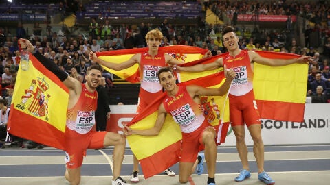 El cuarteto espa&ntilde;ol de 4x400