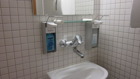 Lavabo, imagen de archivo