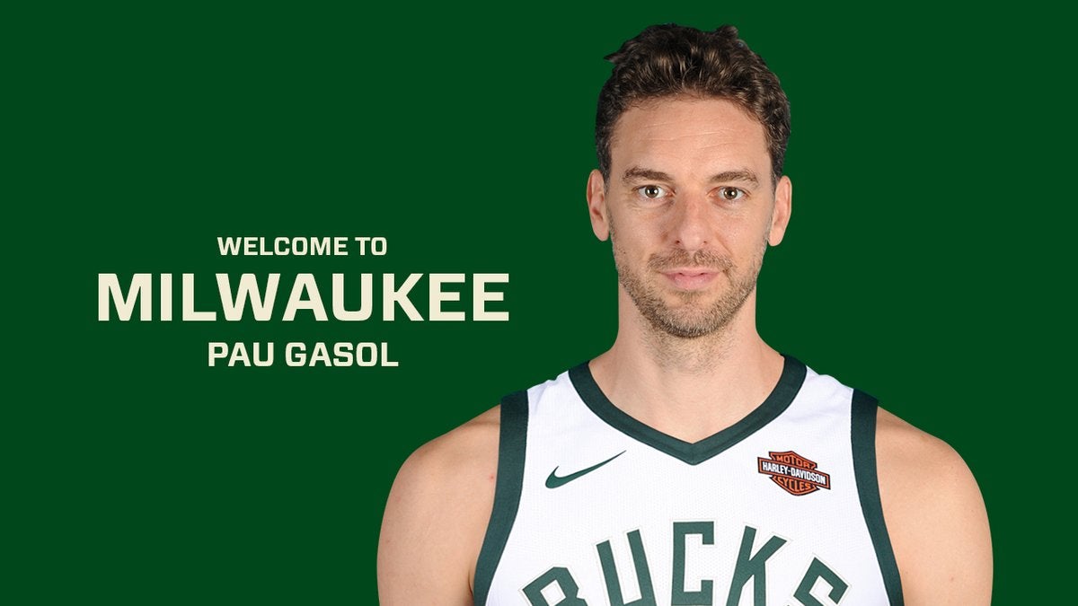 Pau Gasol llega a los Bucks dispuesto a "luchar por el anillo" Pau Gasol llega a los Bucks dispuesto a "luchar por el anillo"