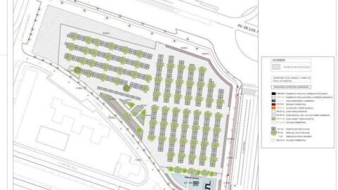 Plano del nuevo Rastro de Val&egrave;ncia