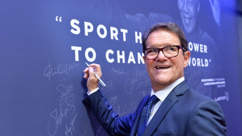 El entrenador Fabio Capello