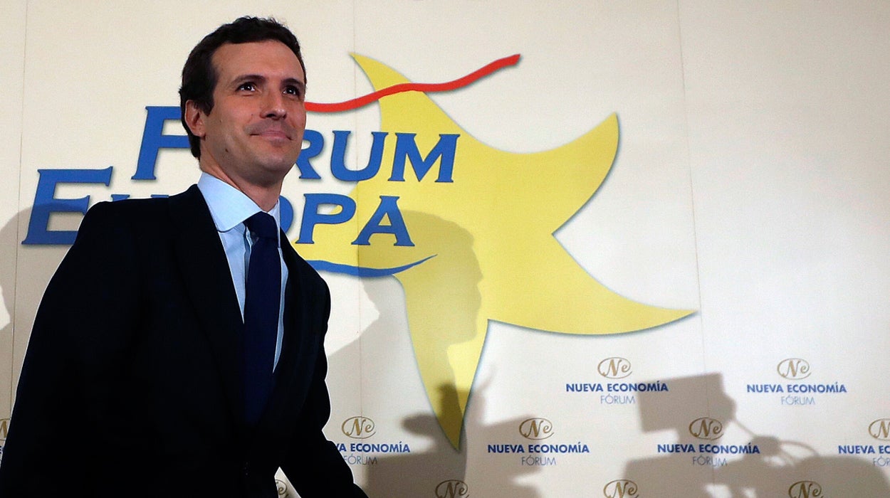 Pablo Casado reclama un pacto de Estado para acabar con la brecha salarial Pablo Casado reclama un pacto de Estado para acabar con la brecha salarial
