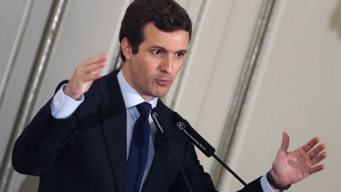 El l&iacute;der del PP, Pablo Casado