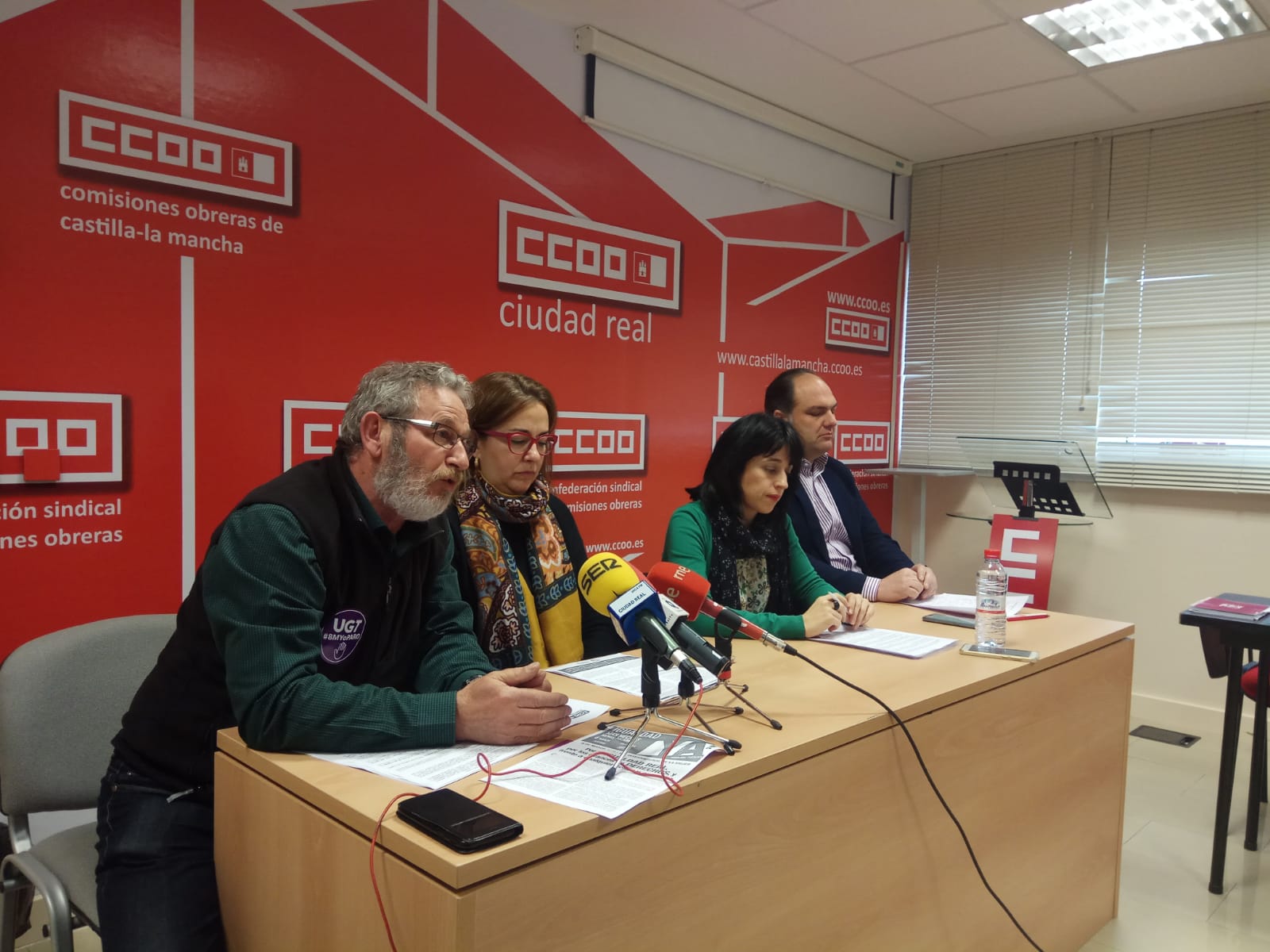 UGT y CCOO animan a la movilización el 8 de Marzo UGT y CCOO animan a la movilización el 8 de Marzo