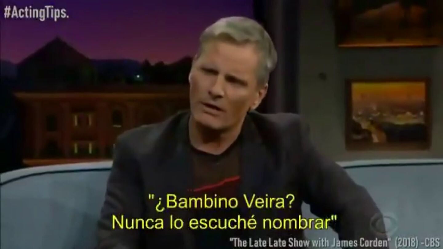 El troleo de Viggo Mortensen a los periodistas a ra&iacute;z de los dise&ntilde;adores de sus trajes y futbolistas fallecidos