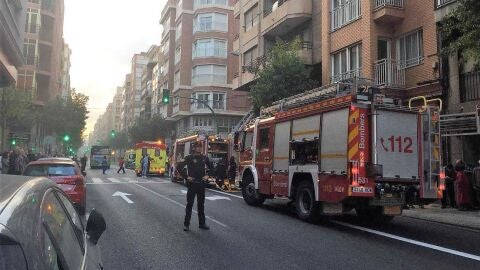 Servicios de urgencias en la calle Vicente Blasco Iba&ntilde;ez de Elche
