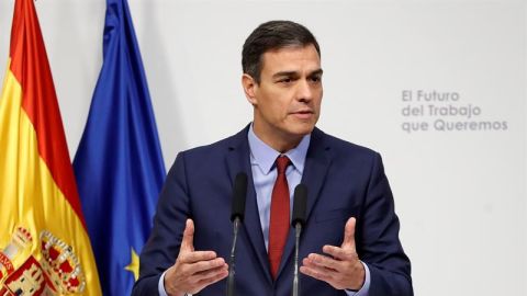 El presidente del Gobierno, Pedro S&aacute;nchez
