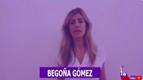 Bego&ntilde;a G&oacute;mez, la mujer de Pedro S&aacute;nchez, en el v&iacute;deo del 8 de marzo del PSOE-M