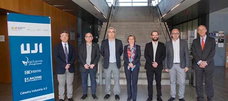 La Cátedra Industria 4.0 de la UJI buscará nuevas formas de organizar los medios de producción en el sector industrial La Cátedra Industria 4.0 de la UJI buscará nuevas formas de organizar los medios de producción en el sector industrial