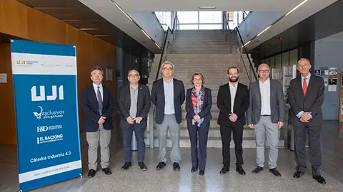 La Cátedra Industria 4.0 de la UJI buscará nuevas formas de organizar los medios de producción en el sector industrial .