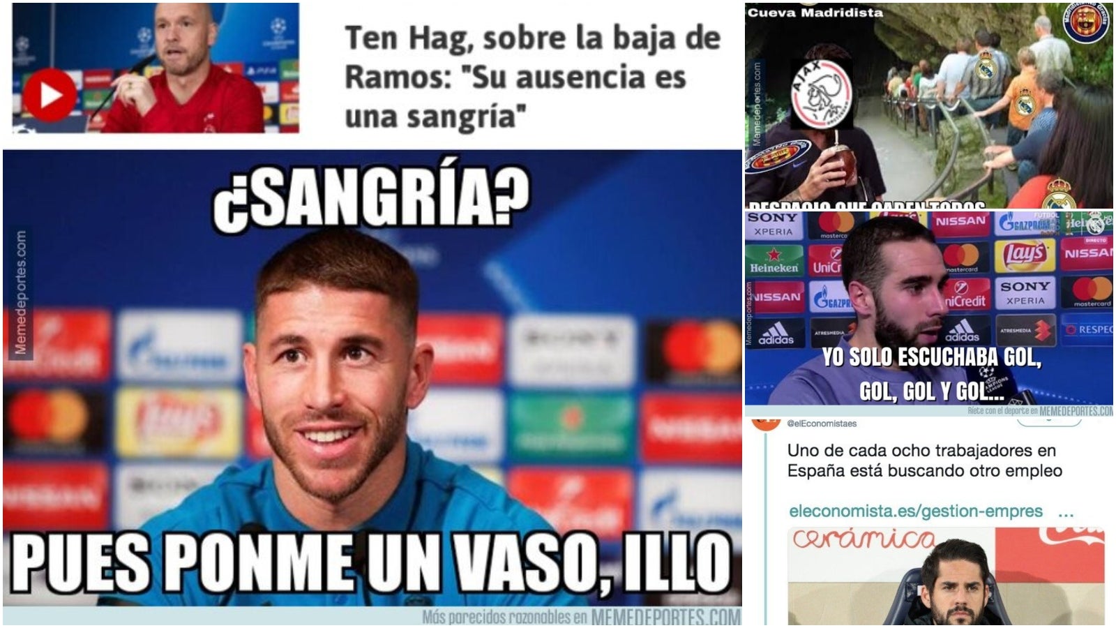 No se salva nadie: los memes de la eliminación del Real Madrid ante el Ajax No se salva nadie: los memes de la eliminación del Real Madrid ante el Ajax