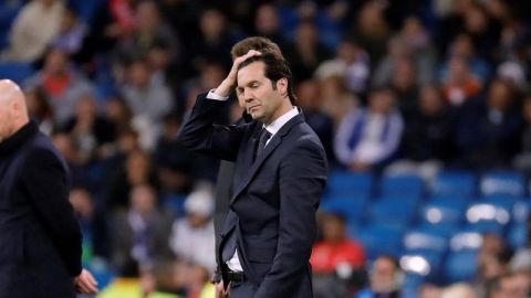 Santiago Hern&aacute;n Solari, t&eacute;cnico del Real Madrid. 