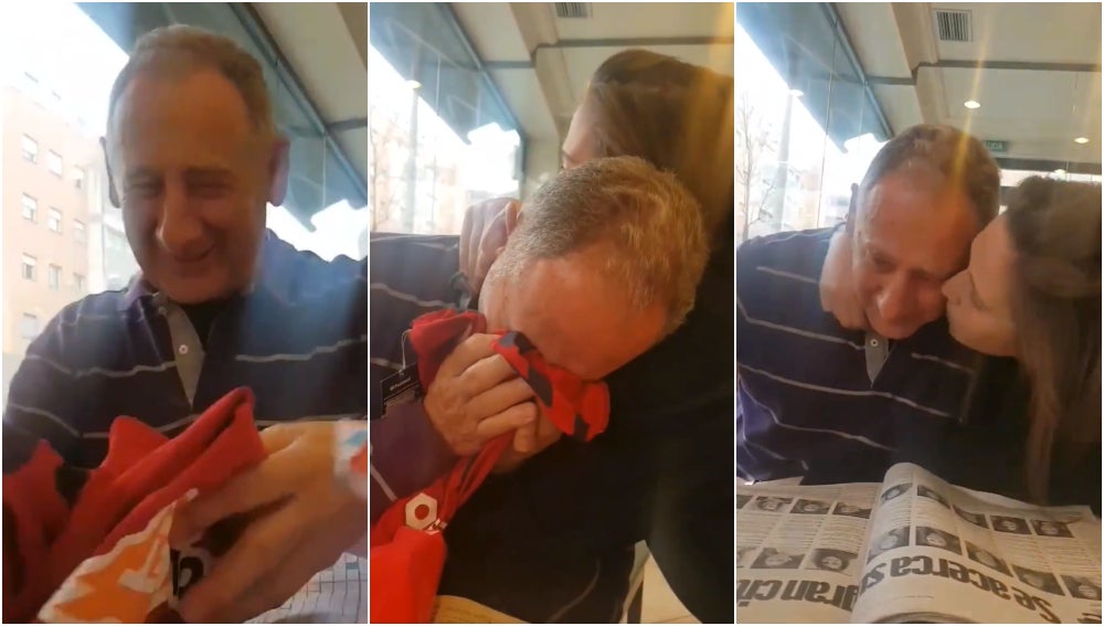 La emoción del padre de Mai Garde, capitana de Osasuna, al recibir su regalo de cumpleaños más especial La emoción del padre de Mai Garde, capitana de Osasuna, al recibir su regalo de cumpleaños más especial