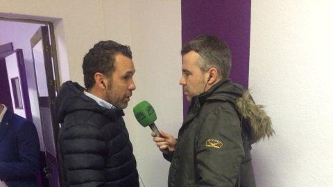 Sergio Gonz&aacute;lez, entrenador del Real Valladolid, en El Transistor