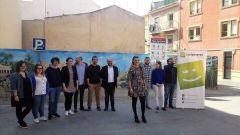 Integrantes de la candidatura de Comprom&iacute;s per Elx 