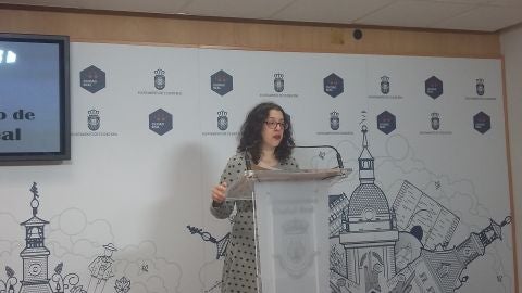 Sara Mart&iacute;nez, portavoz del Equipo de Gobierno municipal