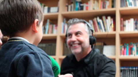 Ni&ntilde;os de cuatro a&ntilde;os con Carlos Alsina