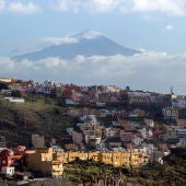 Vista del Teide desde San Sebastián de La Gomera