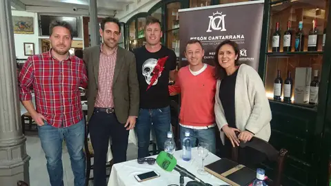 Juan Calatayud, en Onda Deportiva Málaga en el Mesón Cantarrana Juan Calatayud, en Onda Deportiva Málaga en el Mesón Cantarrana